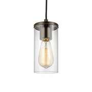 Zire 4" Mini Pendant, Brushed Oil Rubbed Bronze Finish