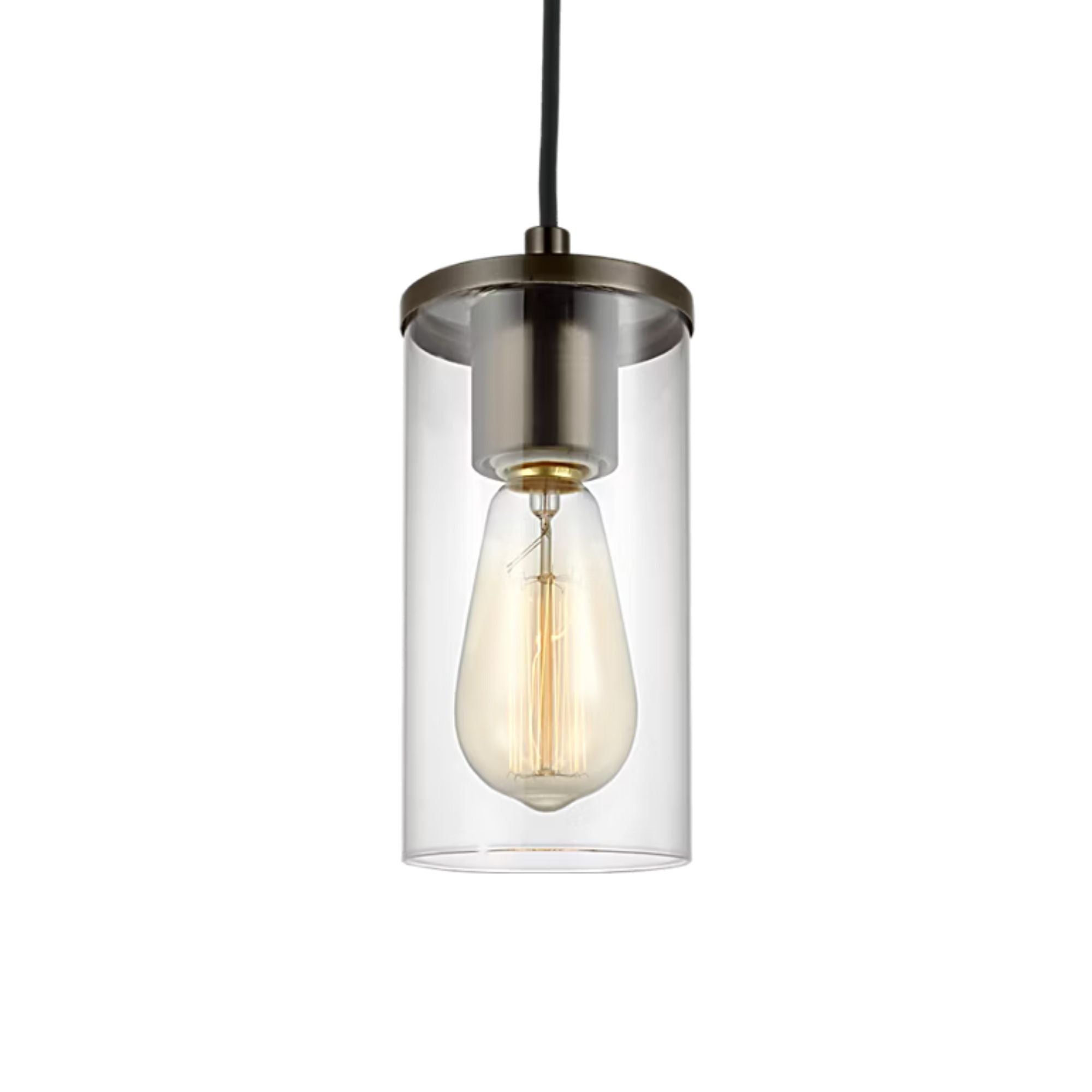 Zire 4" Mini Pendant, Brushed Oil Rubbed Bronze Finish