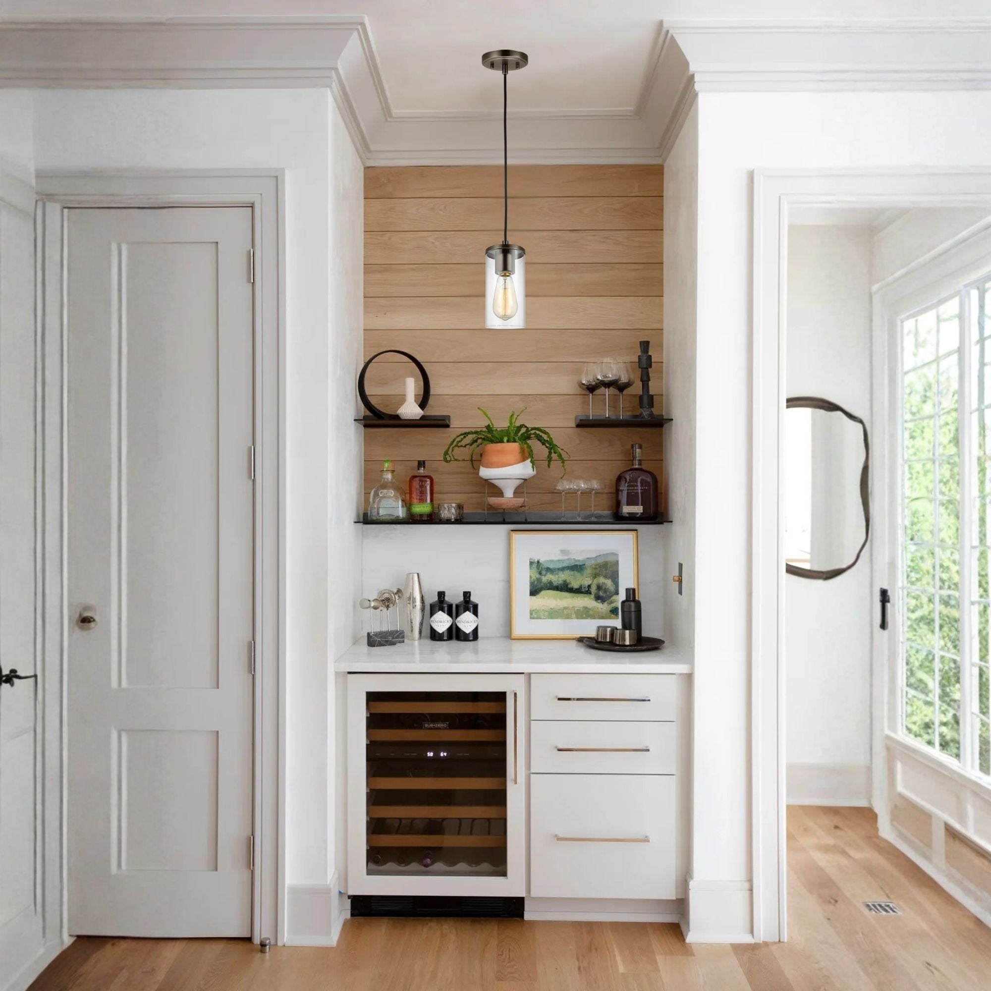 Zire 4" Mini Pendant, Brushed Oil Rubbed Bronze Finish