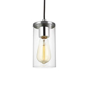 Zire 4" LED Mini Pendant, Chrome Finish