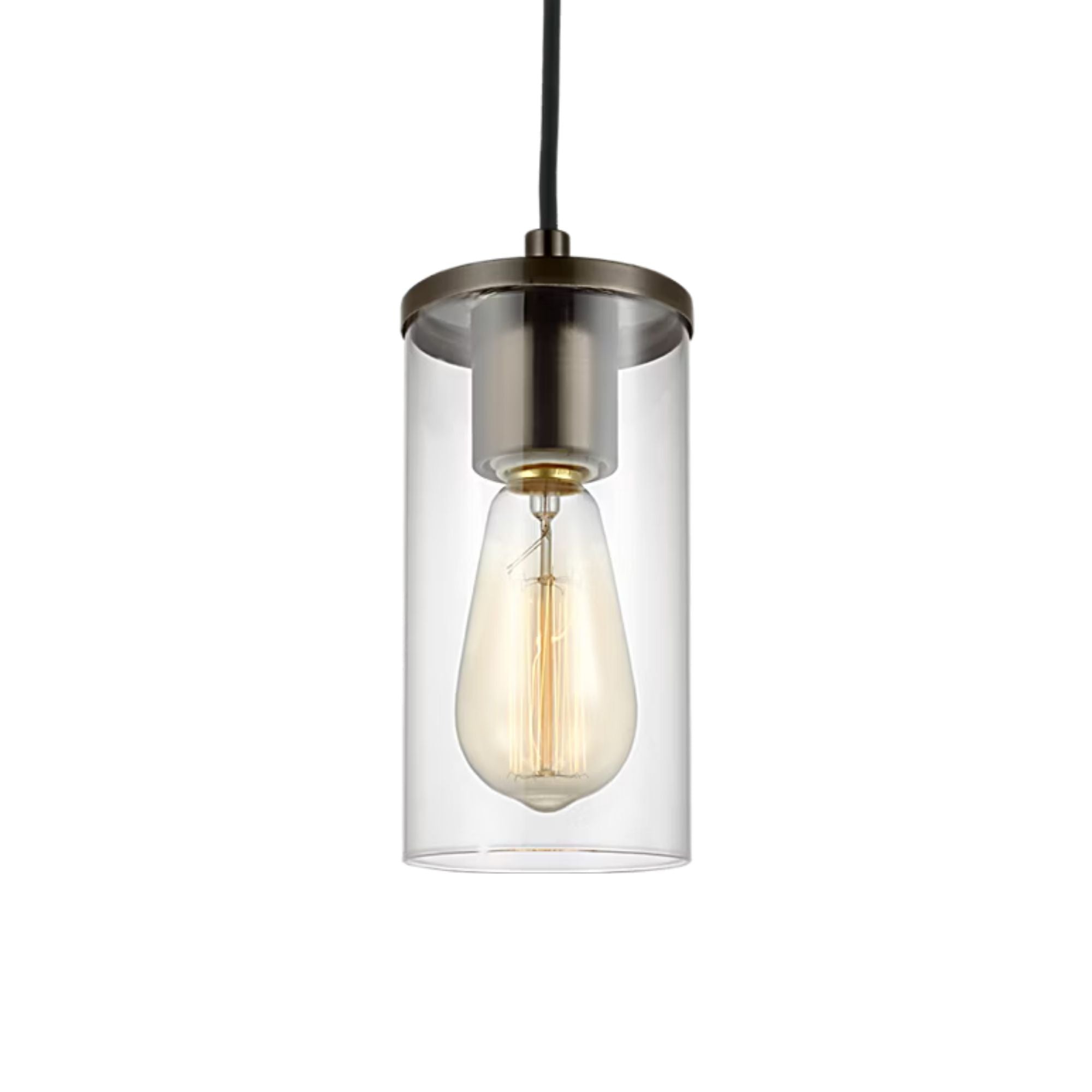 Zire 4" LED Mini Pendant, Brushed Oil Rubbed Bronze Finish