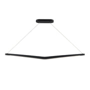Alleron 46" LED Linear Pendant, 4CCT, Black Finish