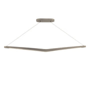 Alleron 46" LED Linear Pendant, 4CCT, Brushed Nickel Finish