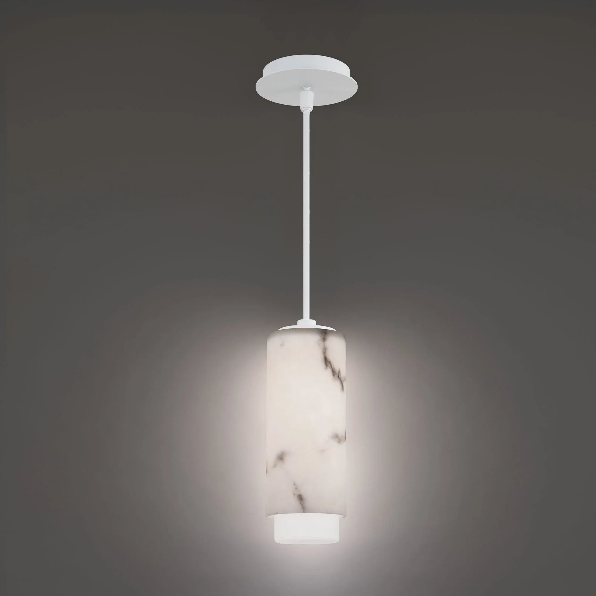 Aragon 13" LED Pendant, 4CCT, White Finish