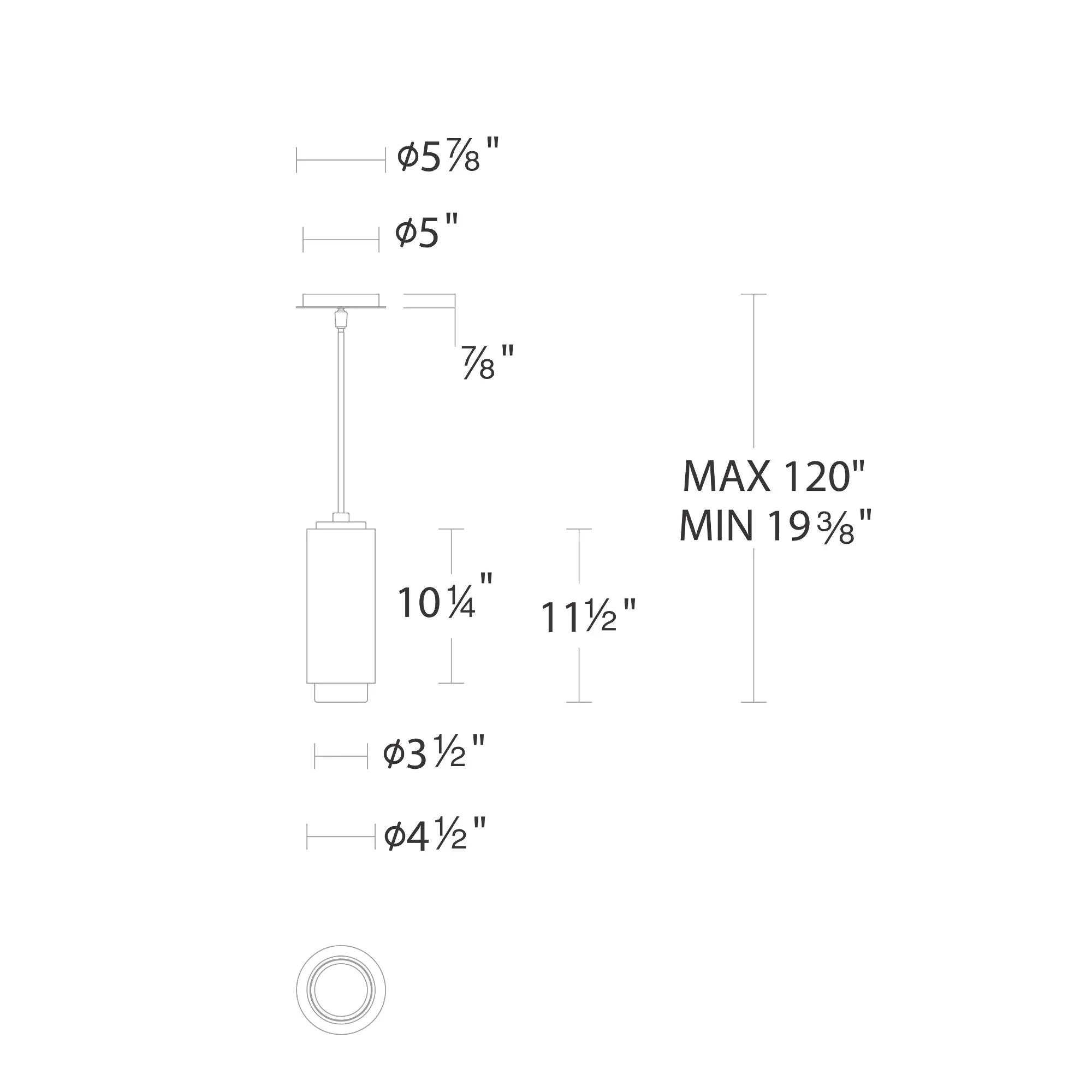Aragon 13" LED Pendant, 4CCT, White Finish
