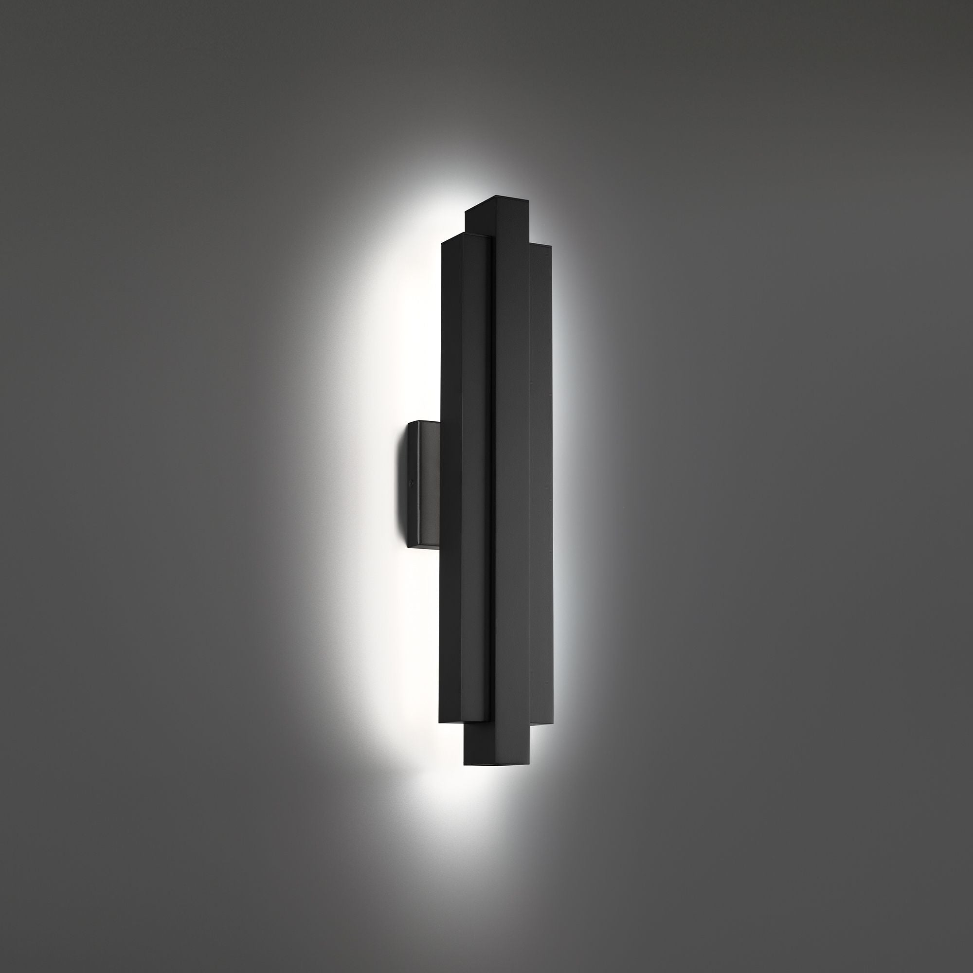 Arrow 22" LED Outdoor Wall Sconce, 4CCT, Black Finish