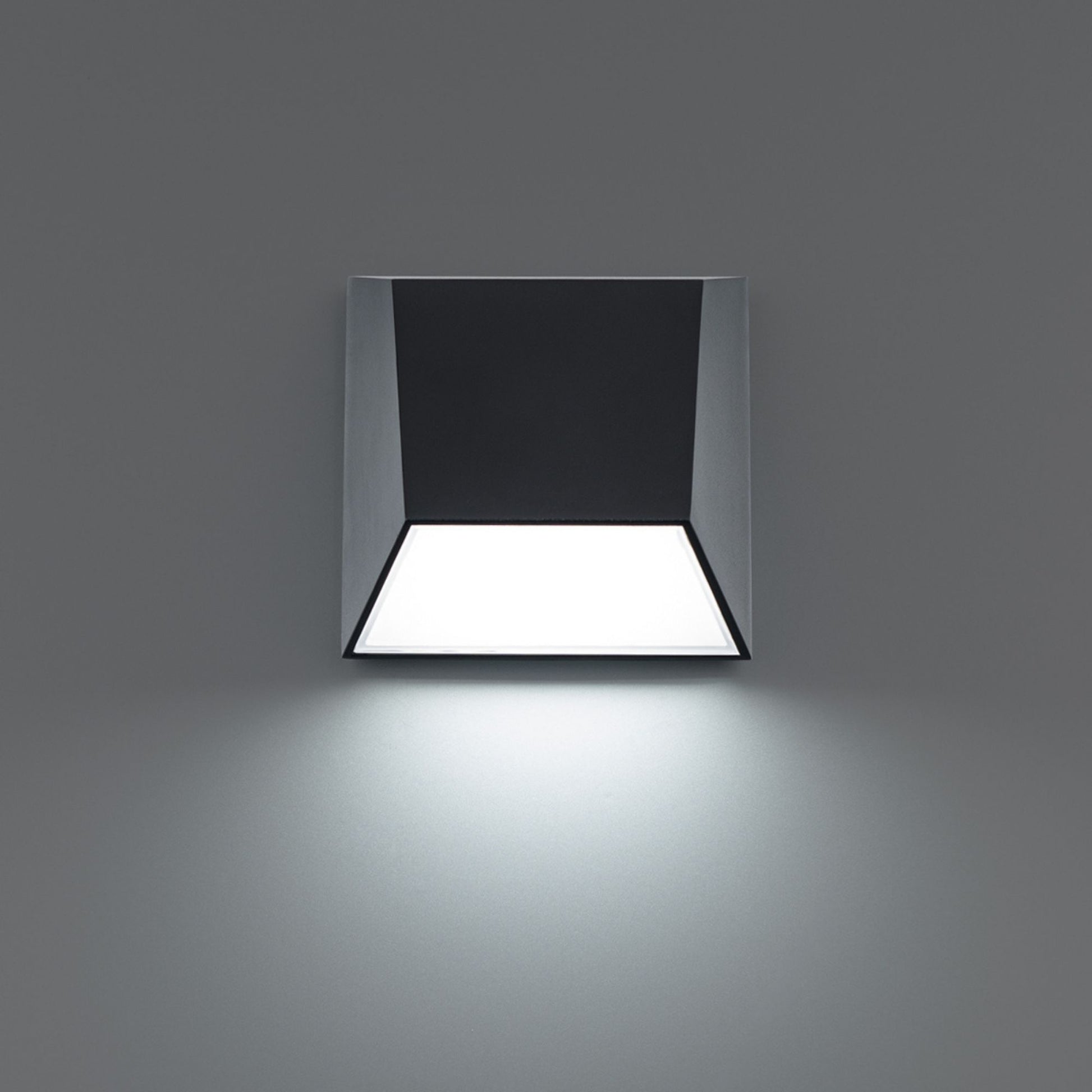 Atlantis 6" LED Outdoor Wall Light, 3CCT, Black Finish - Bees Lighting