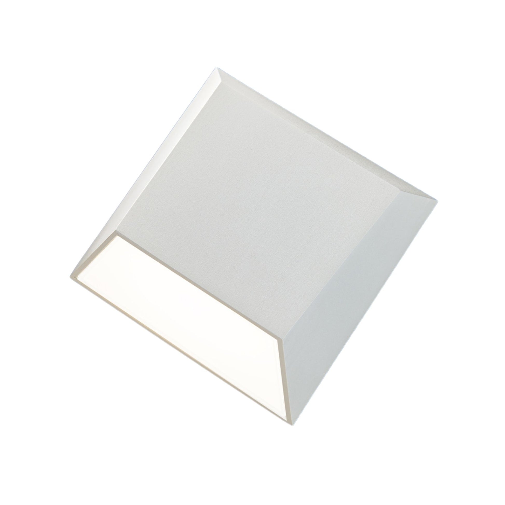 Atlantis 6" LED Outdoor Wall Light, 3CCT, White Finish - Bees Lighting