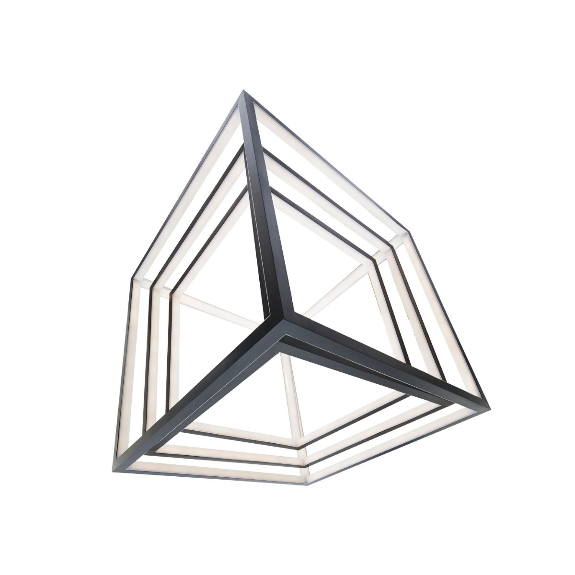 Atlas 41 in. LED Pendant Light Black Finish - Bees Lighting