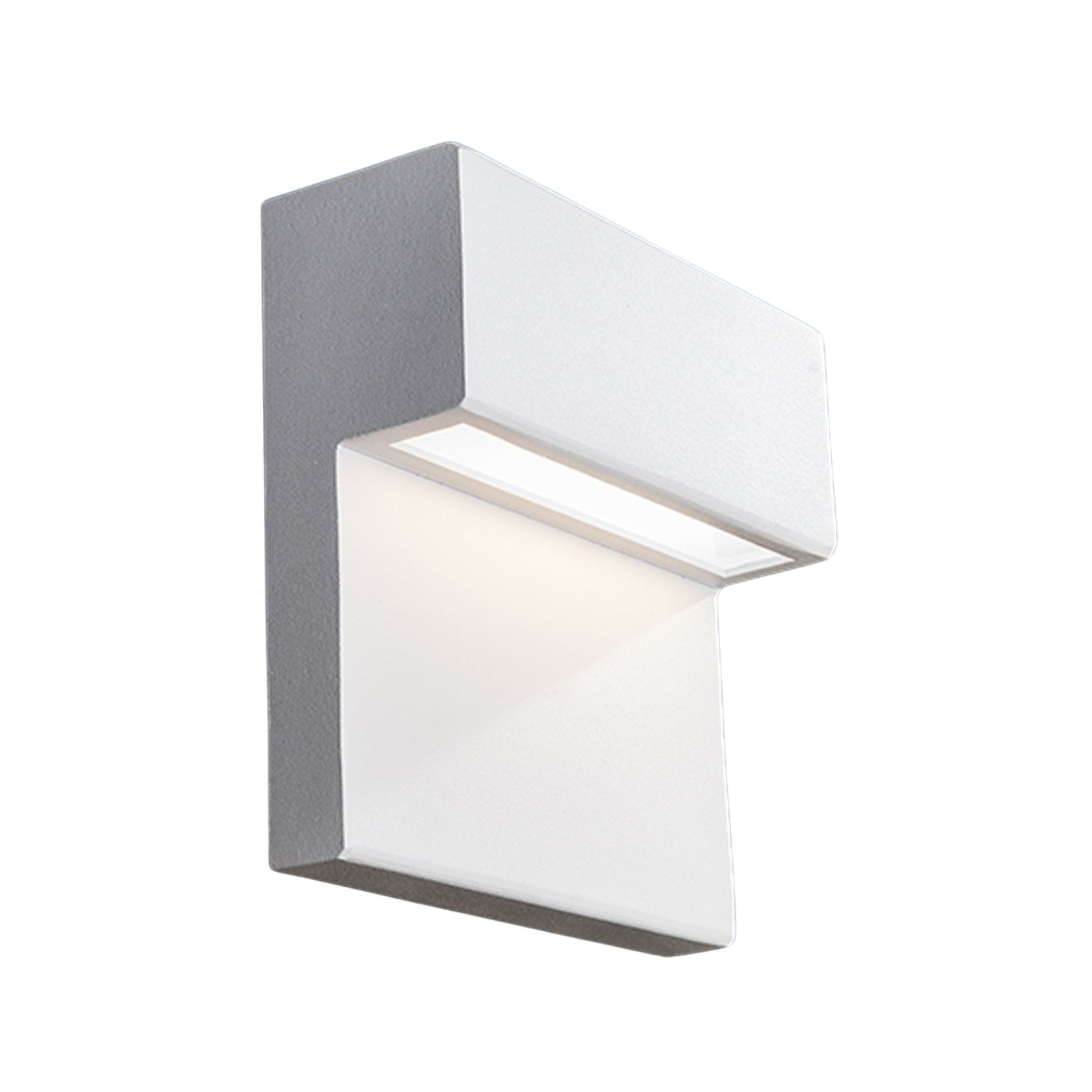 Balance 6" LED Outdoor Wall Sconce, 3CCT, White Finish - Bees Lighting