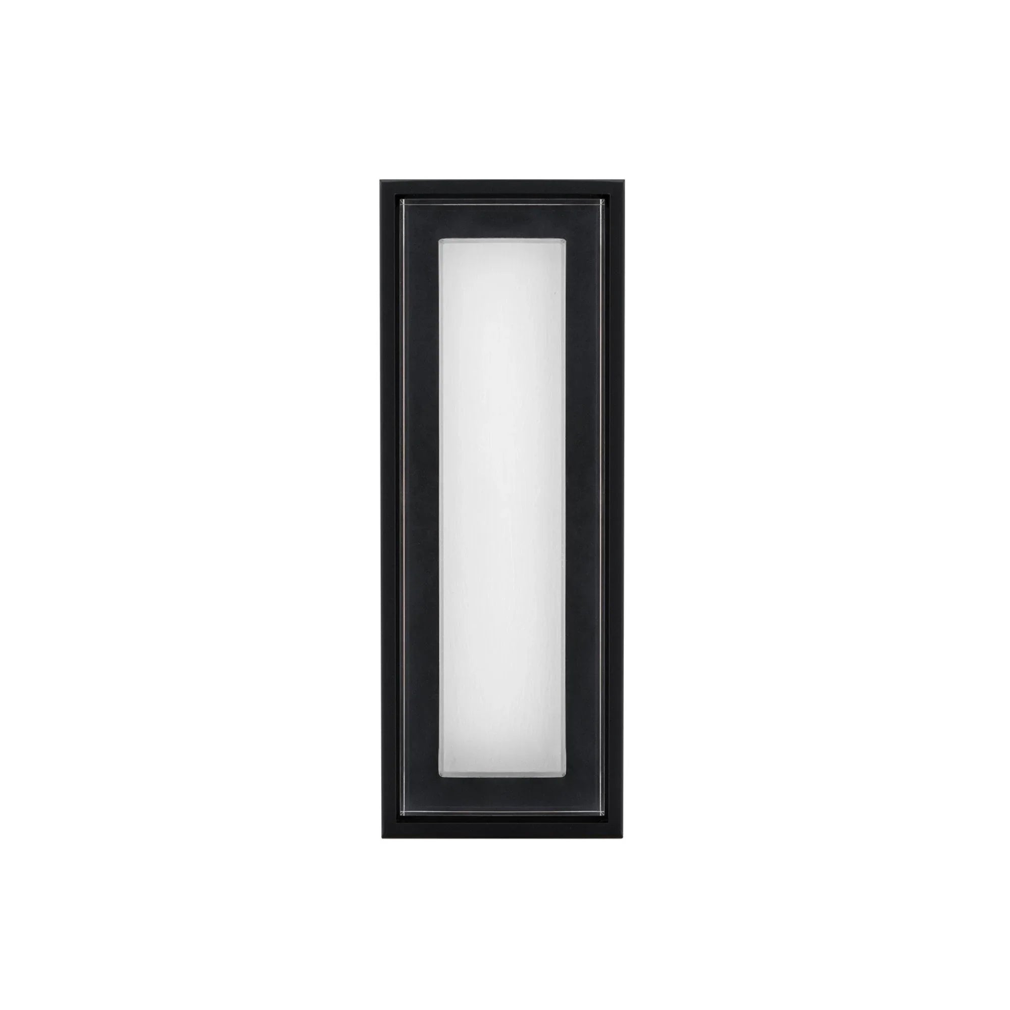 Beech 16" LED Outdoor Wall Sconce, 4CCT, Black Finish