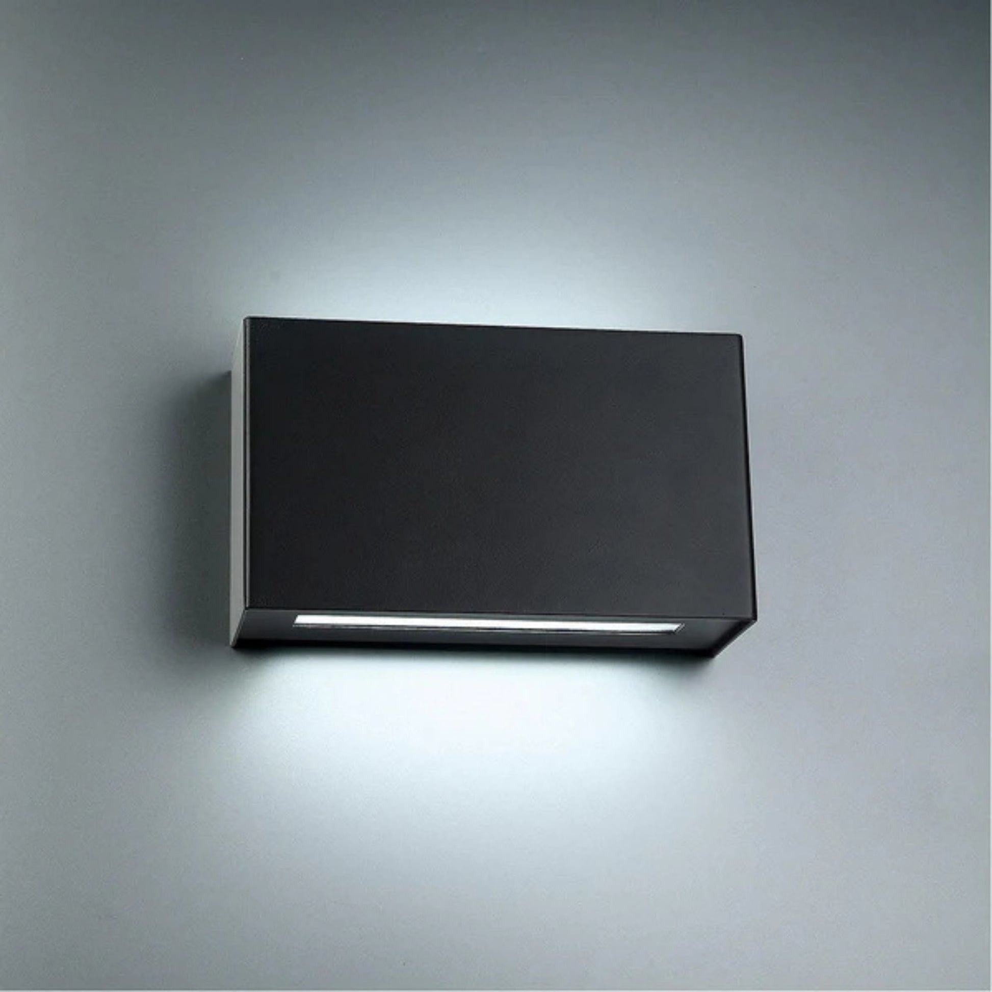 Blok 12" LED Wall Sconce, Black Finish - Bees Lighting