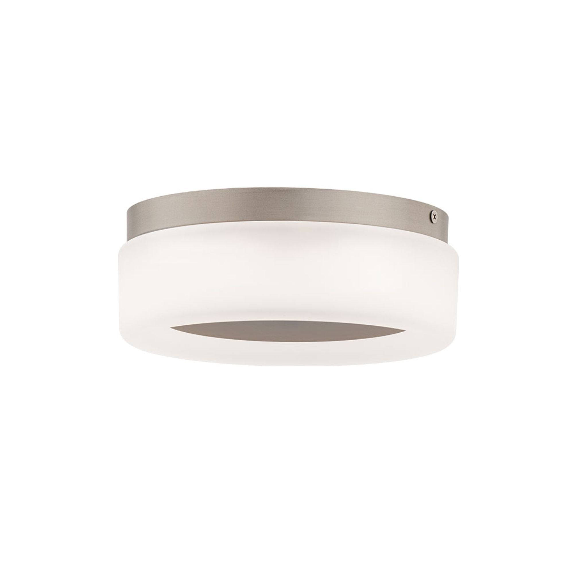 Bonham 8" LED Flush Mount, 4CCT, Brushed Nickel Finish
