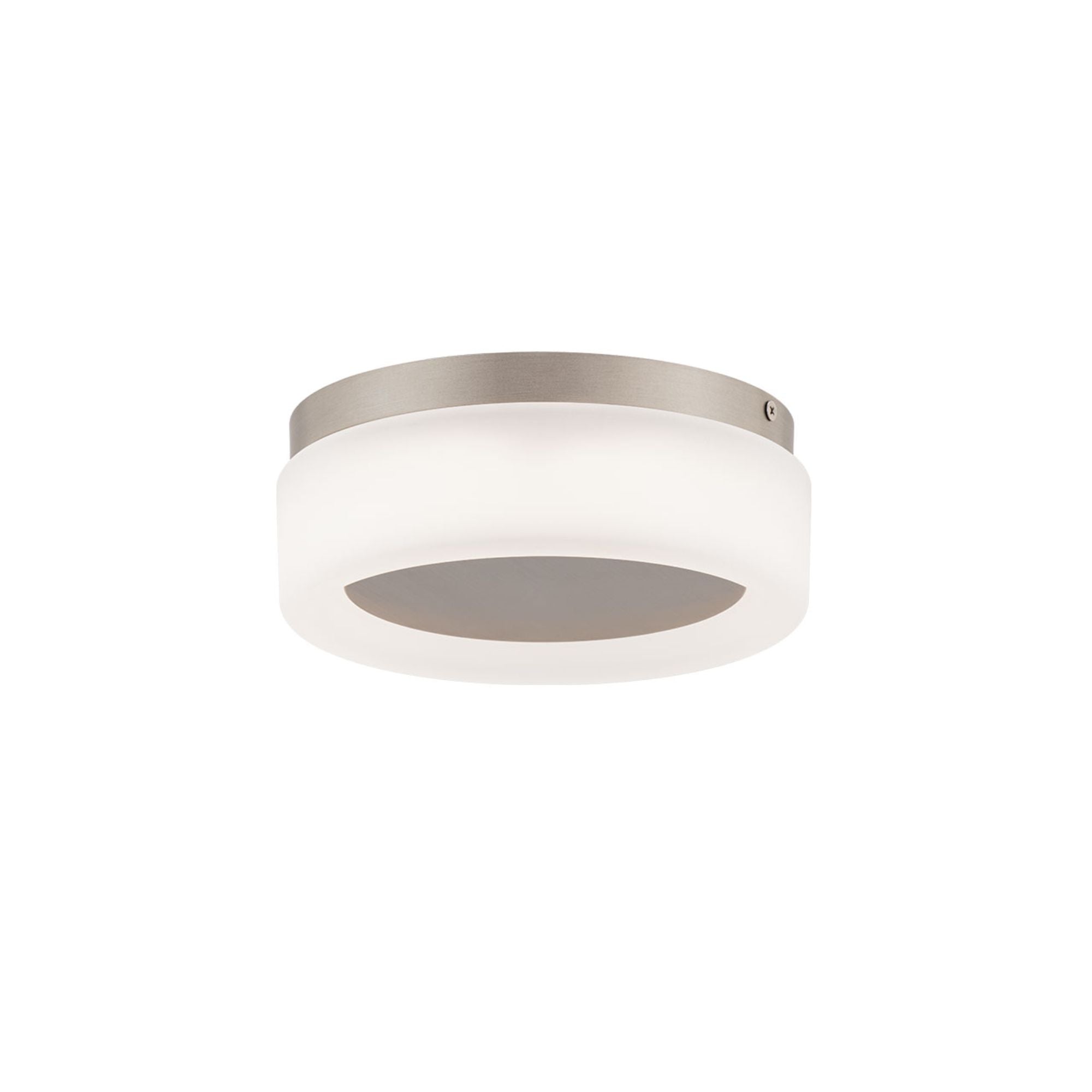 Bonham 8" LED Flush Mount, 4CCT, Brushed Nickel Finish