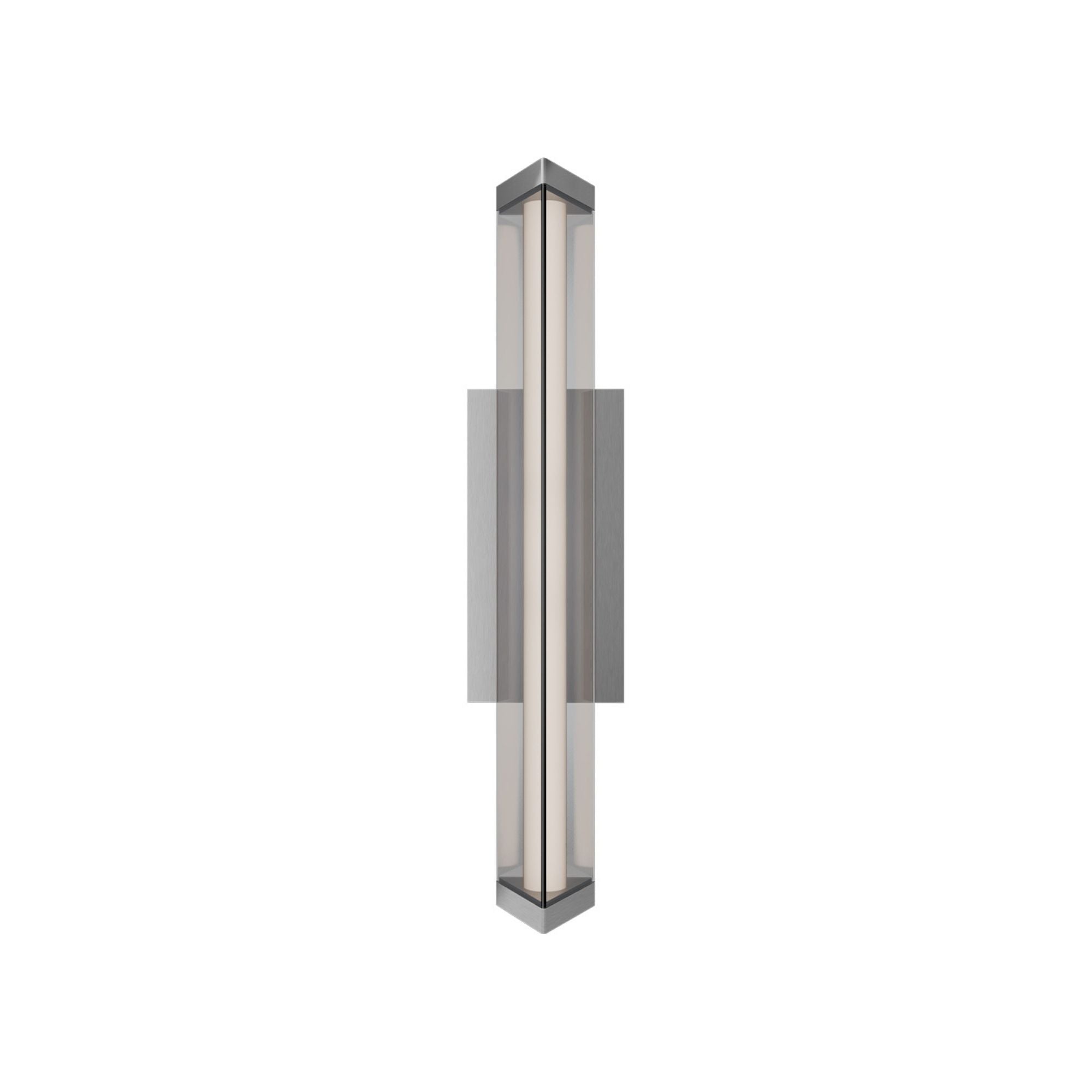 Boulevard 18" LED Wall Sconce, 4CCT, Brushed Nickel Finish