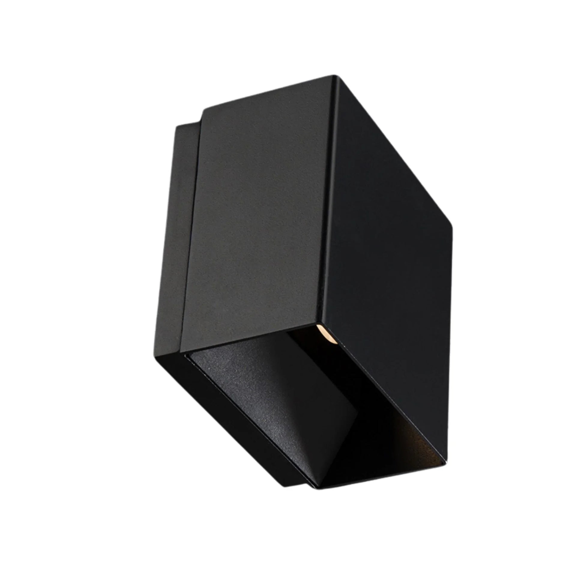 Boxi 5" LED Wall Sconce, 3CCT, Black Finish - Bees Lighting