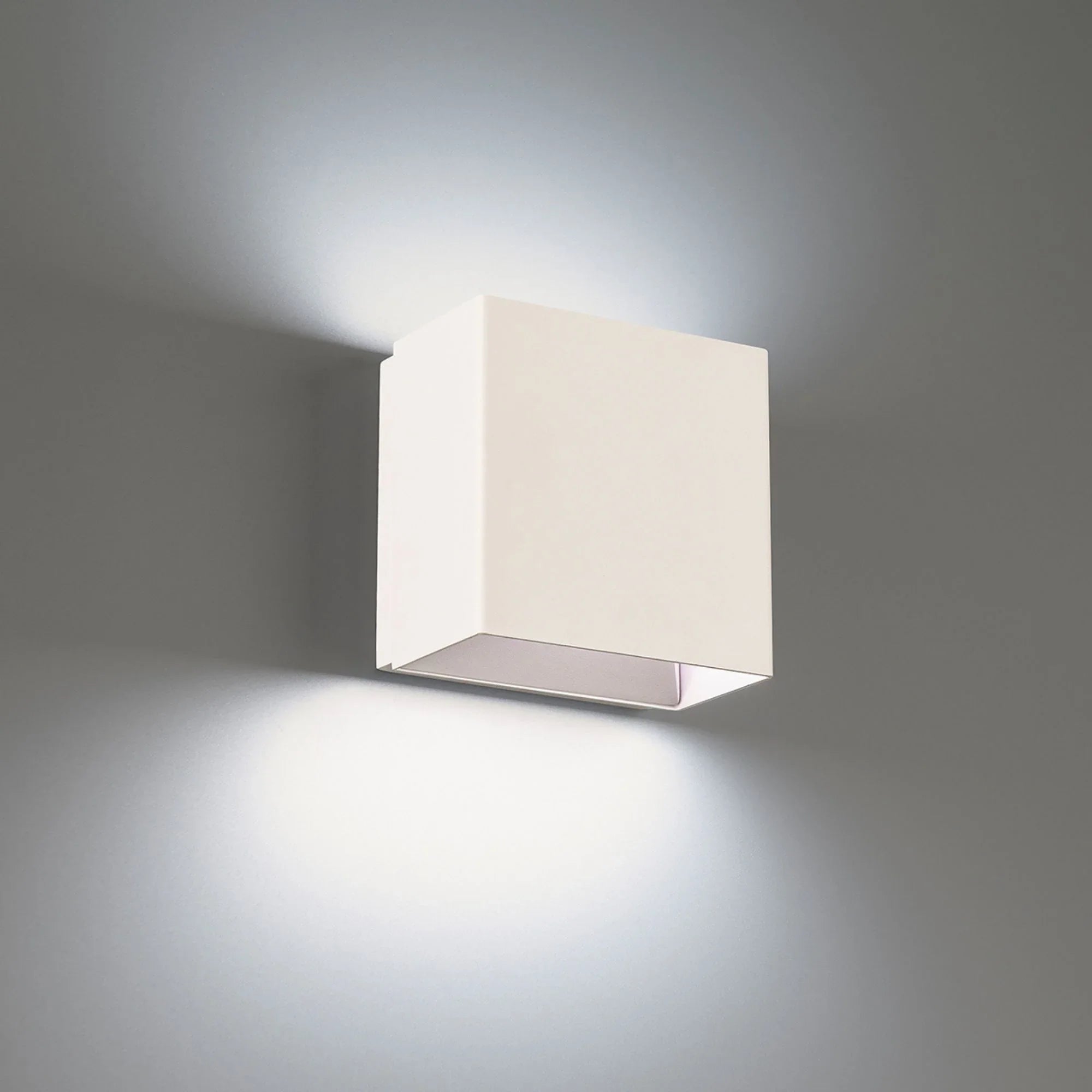 Boxi 5" LED Wall Sconce, 3CCT, White Finish - Bees Lighting