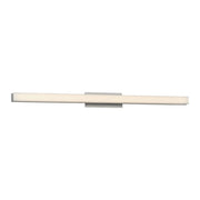 Brink 36" LED Bathroom Vanity, 3CCT, Brushed Aluminum Finish