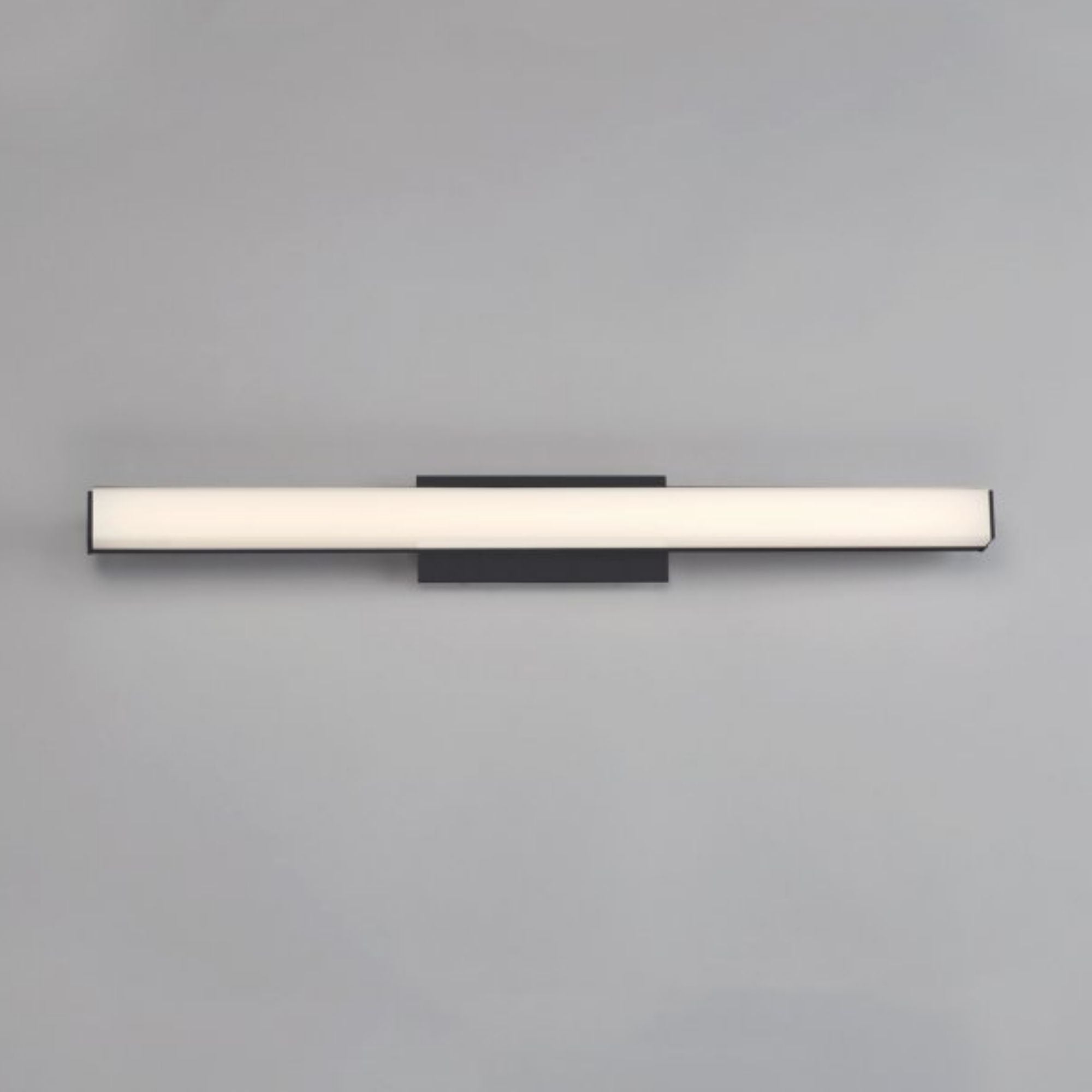 Brink 36" LED Bathroom Vanity, 3CCT, Brushed Black Finish