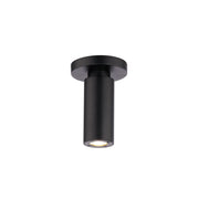 Caliber 7" LED Outdoor Flush Mount, Black Finish