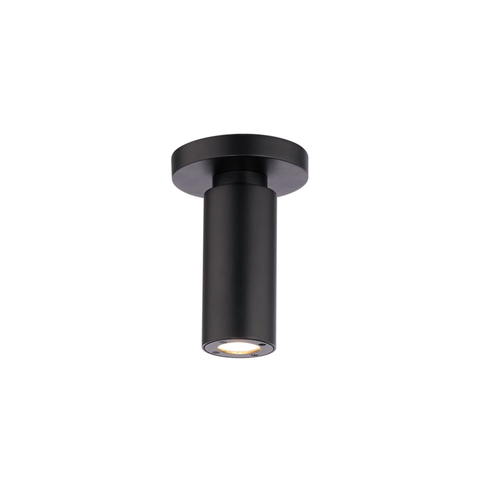 Caliber 7" LED Outdoor Flush Mount, Black Finish