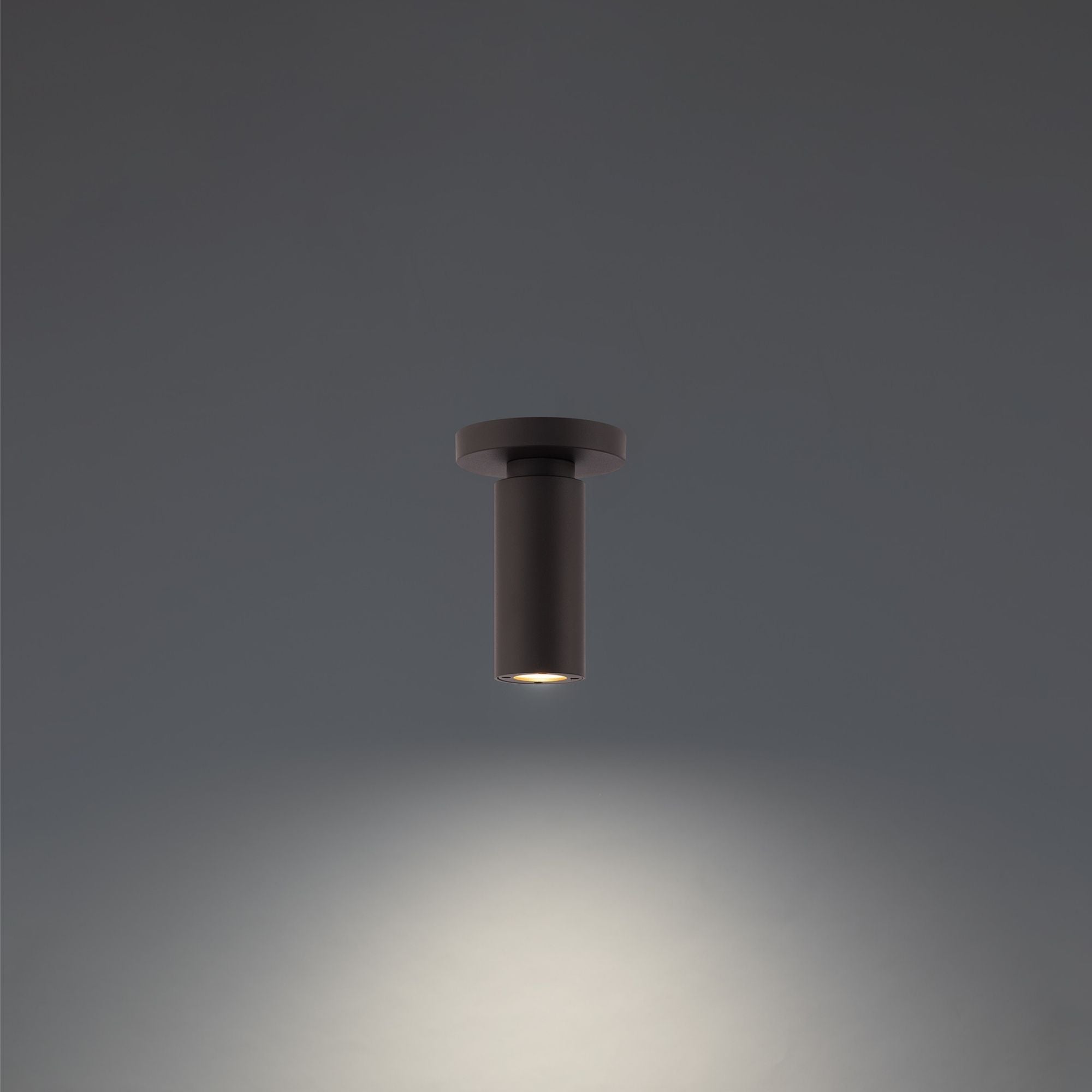 Caliber 7" LED Outdoor Flush Mount, Bronze Finish