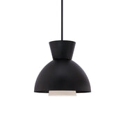 Carafe 16" LED Pendant, Black Finish - Bees Lighting