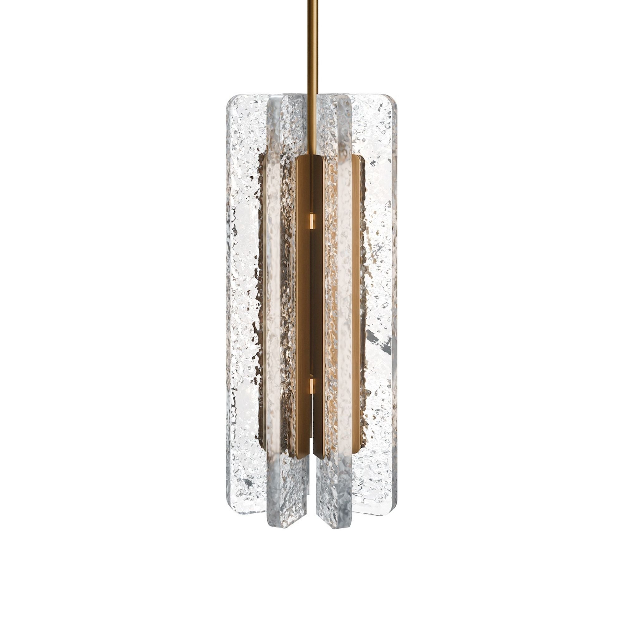 WAC Cartridge 14" LED Pendant, 4CCT, Aged Brass Finish