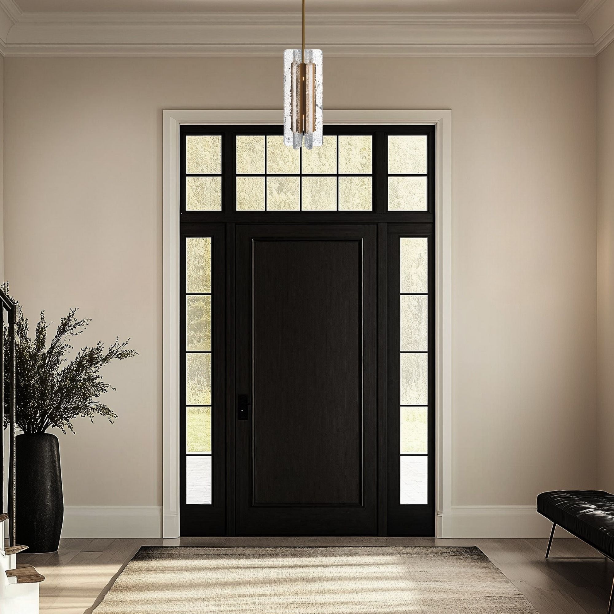 WAC Cartridge 14" LED Pendant, 4CCT, Aged Brass Finish