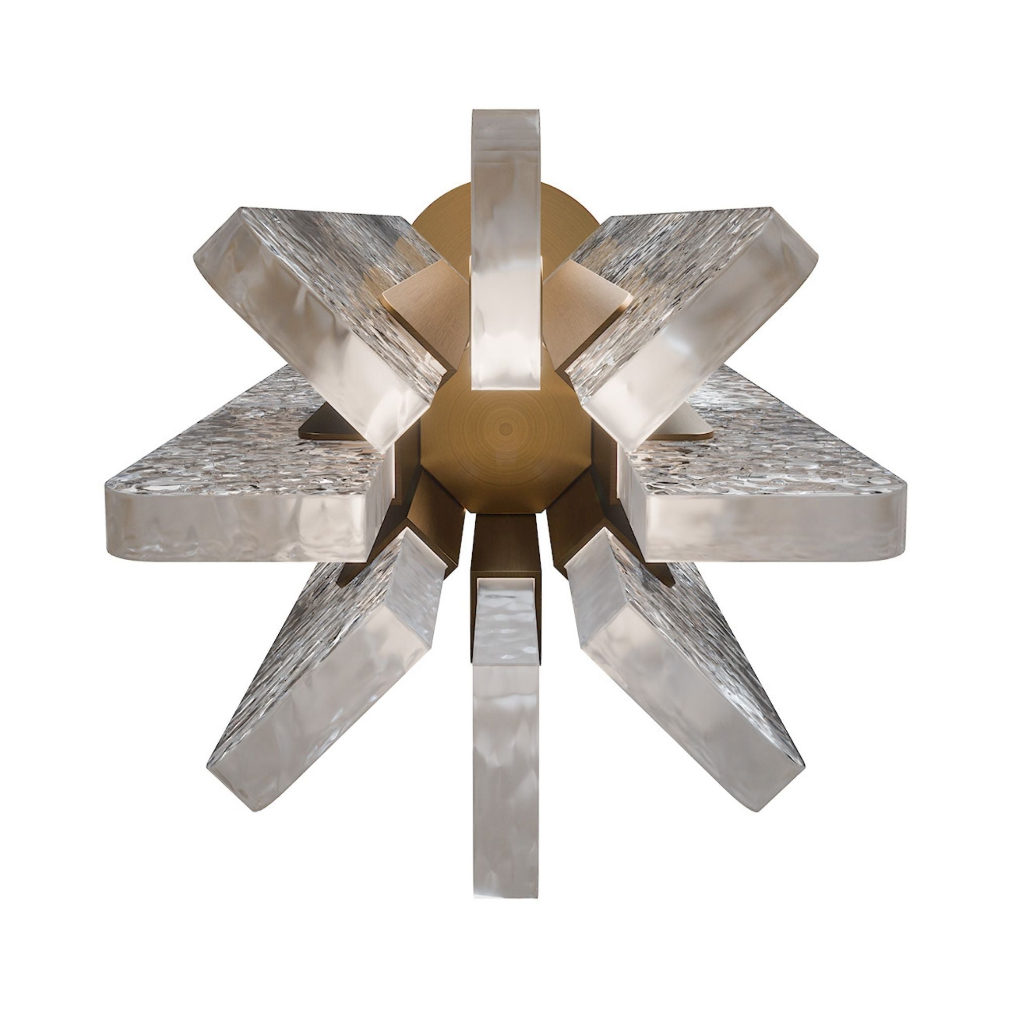 WAC Cartridge 14" LED Pendant, 4CCT, Aged Brass Finish