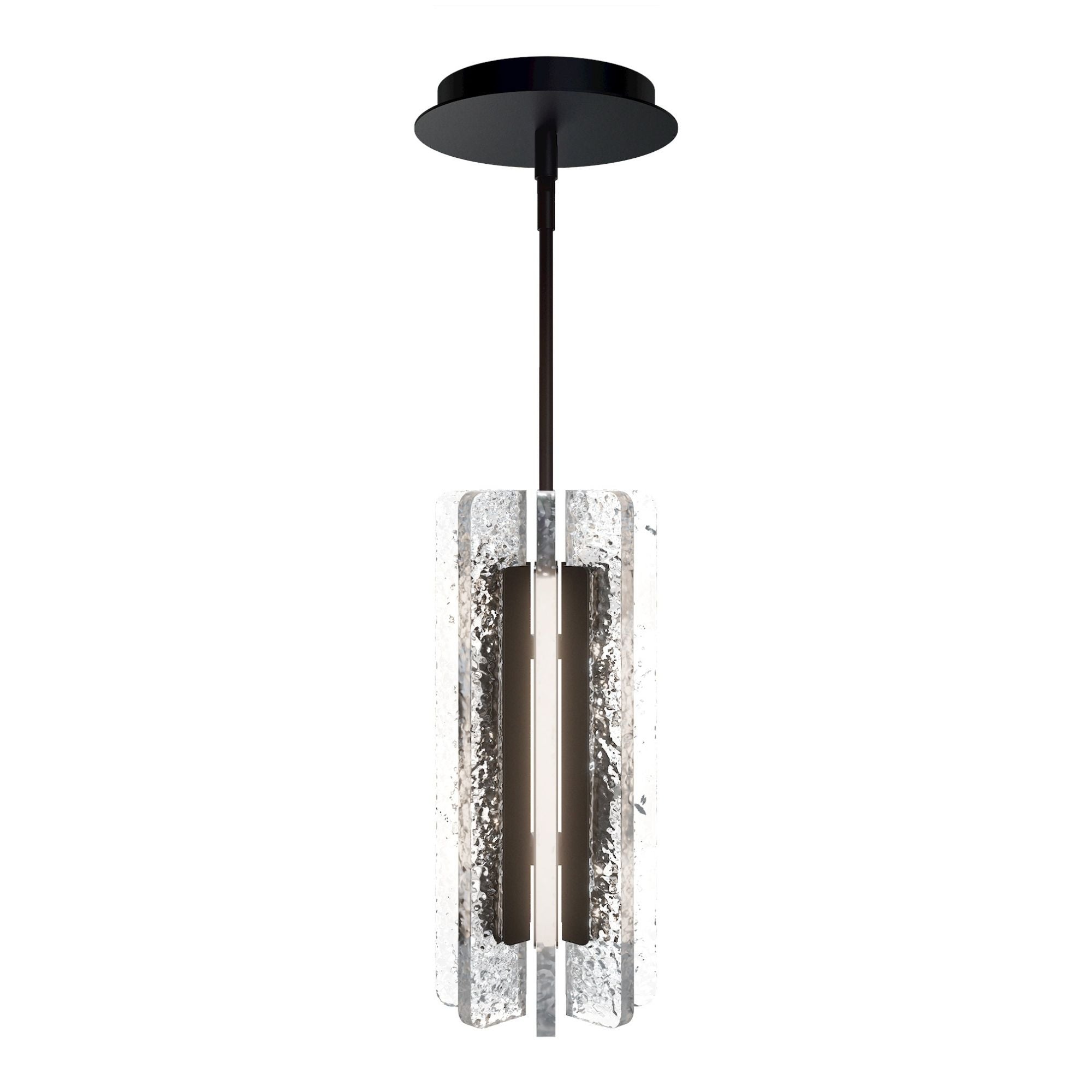 WAC Cartridge 14" LED Pendant, 4CCT, Black Finish