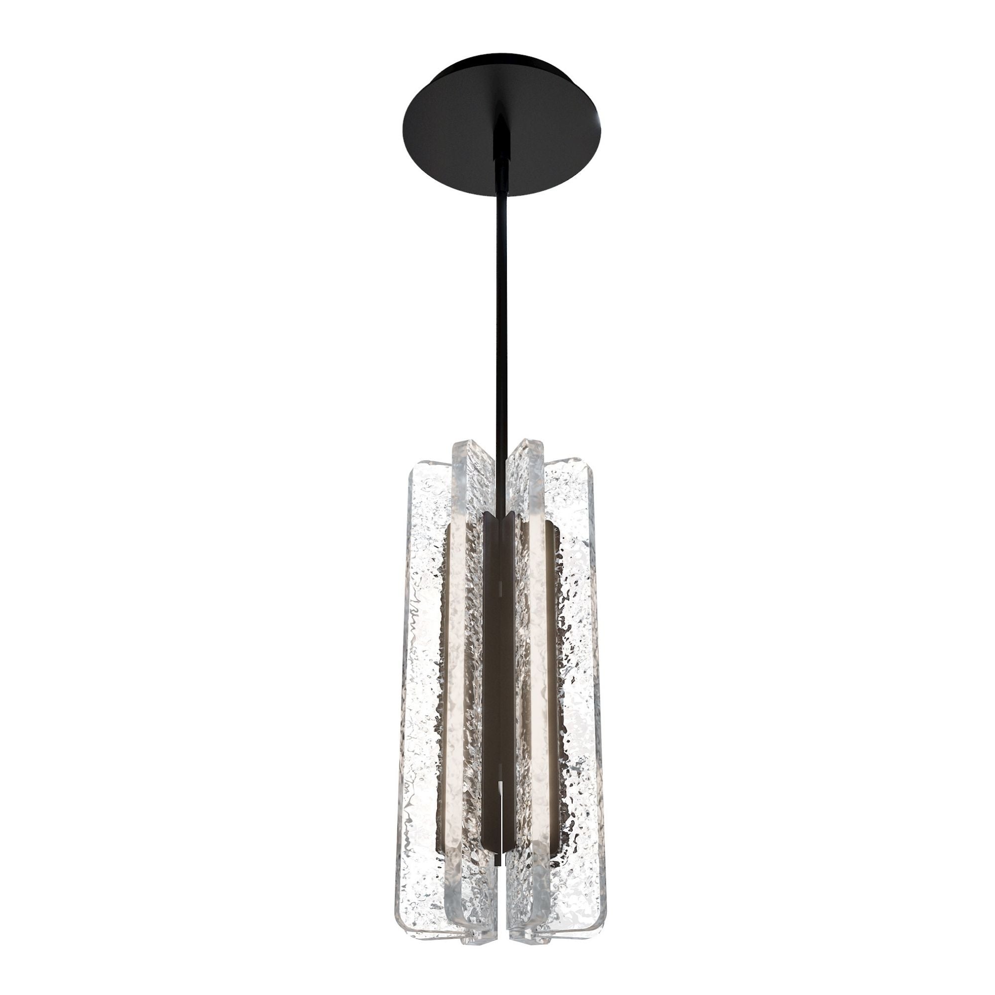 WAC Cartridge 14" LED Pendant, 4CCT, Black Finish