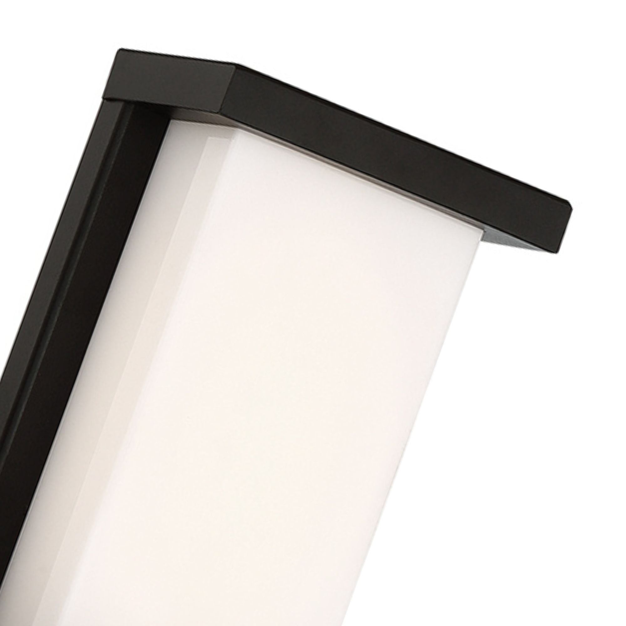 Case 9 in. LED Outdoor Wall Sconce 3000K Black Finish - Bees Lighting
