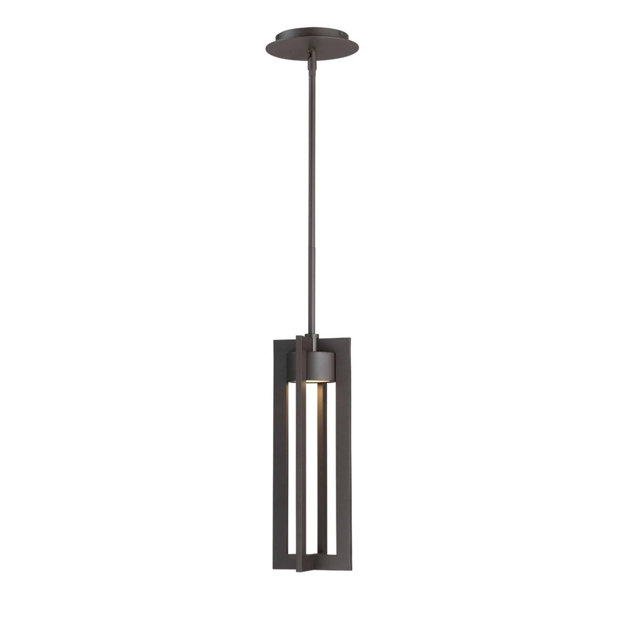 Chamber 16 in. LED Pendant Light Bronze Finish - Bees Lighting