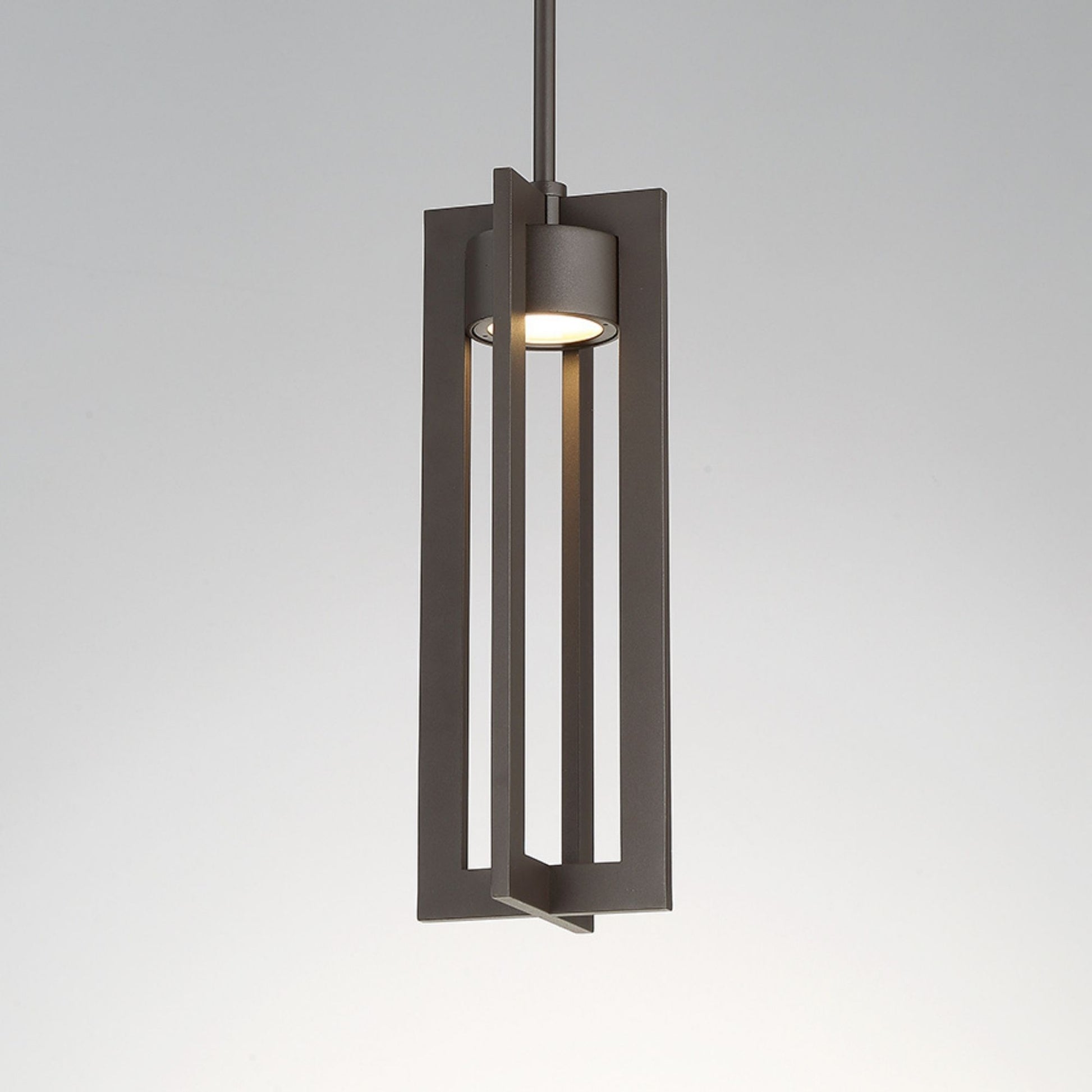 Chamber 16" LED Pendant, Bronze Finish - Bees Lighting