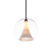 Chantilly 14" LED Pendant, Black Finish - Bees Lighting