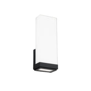 Coltrane 14" LED Wall Sconce, 3CCT, Black Finish