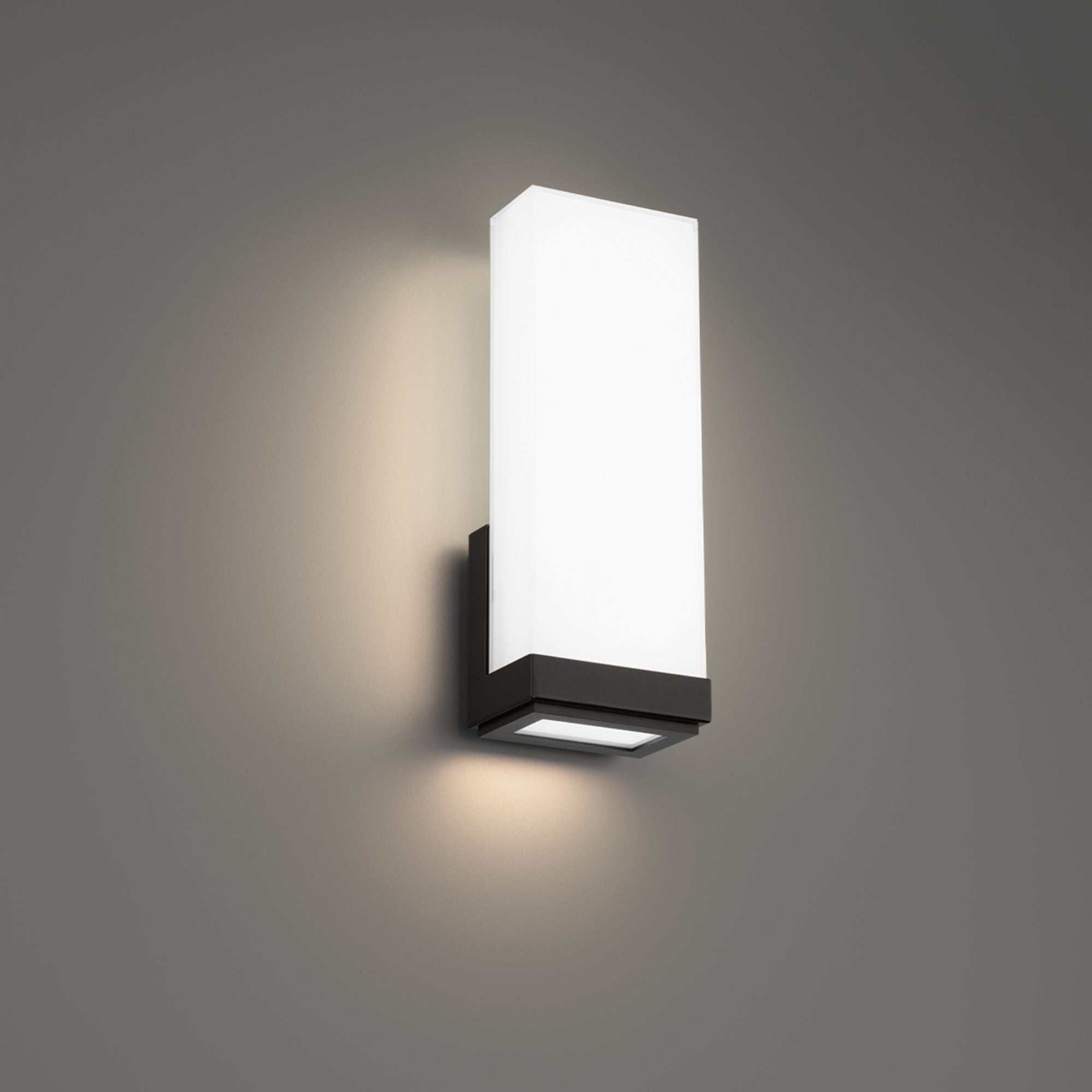 Coltrane 14" LED Wall Sconce, 3CCT, Black Finish