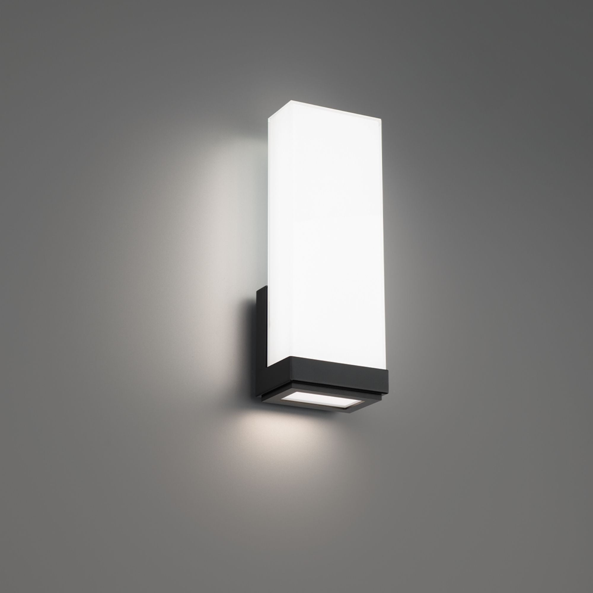Coltrane 14" LED Wall Sconce, 3CCT, Black Finish