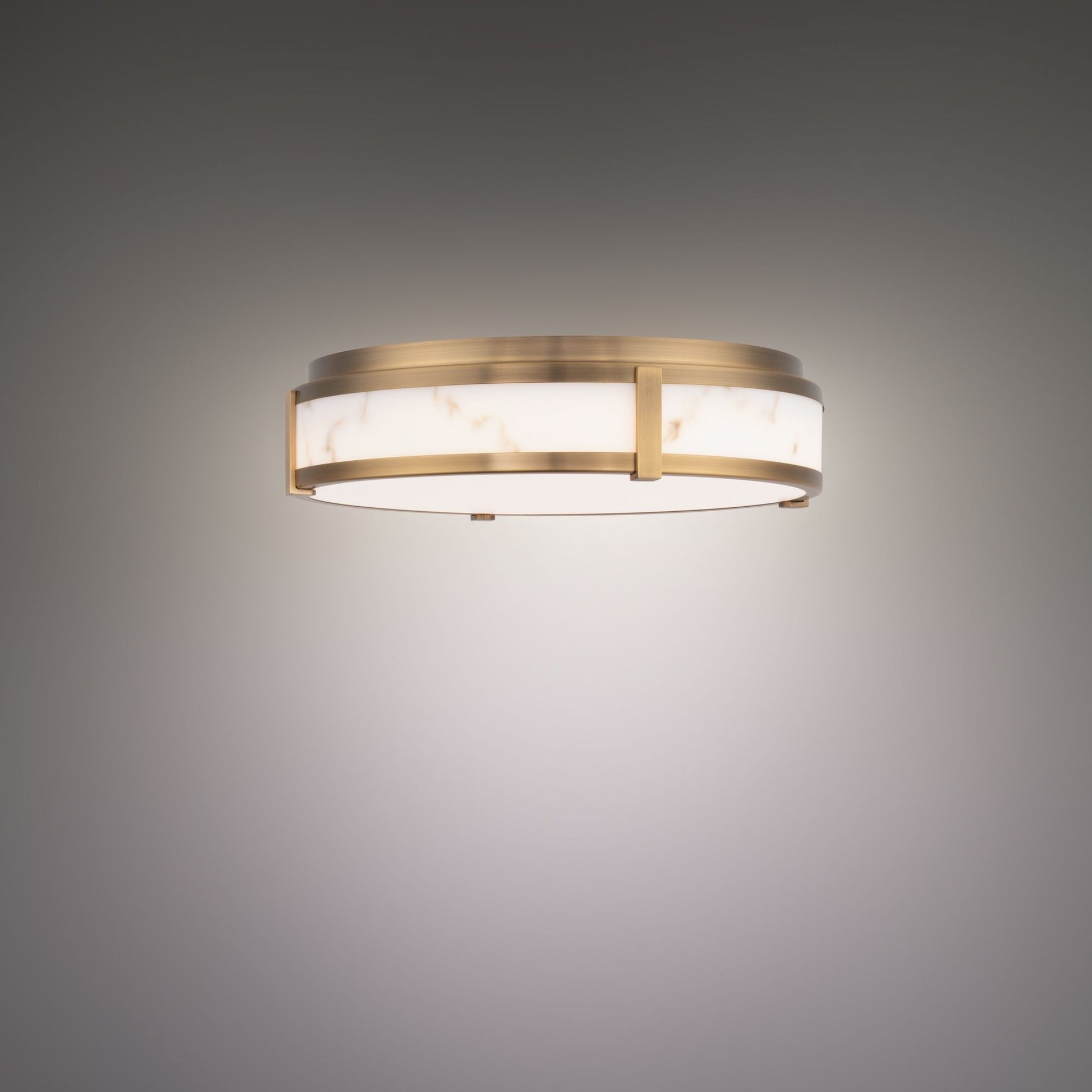 Constantine 18" LED Flush Mount, Black Finish - Bees Lighting