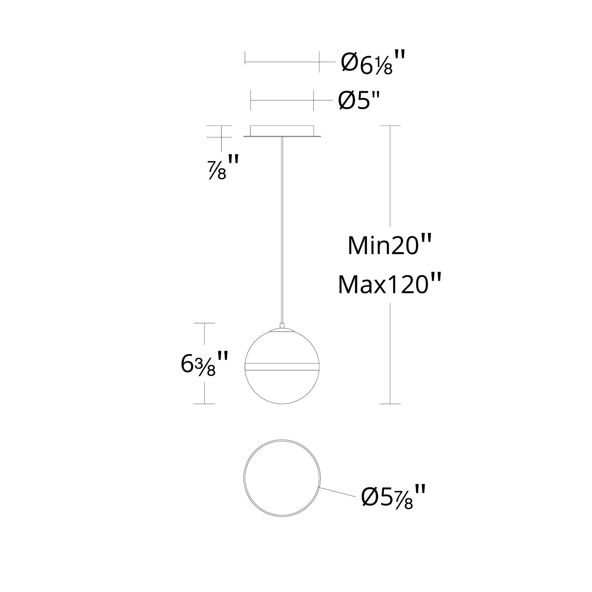Cyllindra 6" LED Pendant, 4CCT, Aged Brass Finish