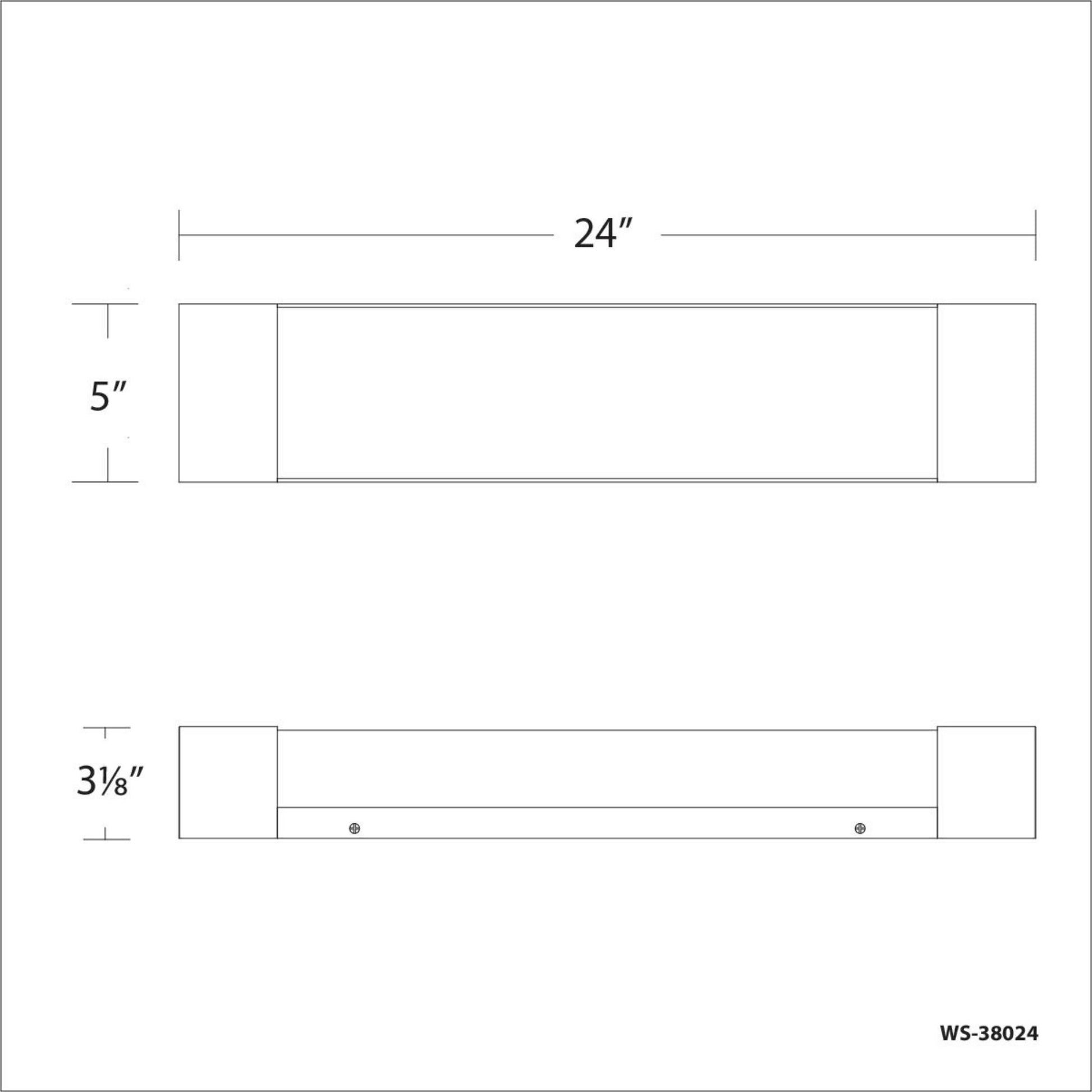 Darcy 24 in. LED Bath Bar 1733 Lumens 3000K Nickel Finish - Bees Lighting