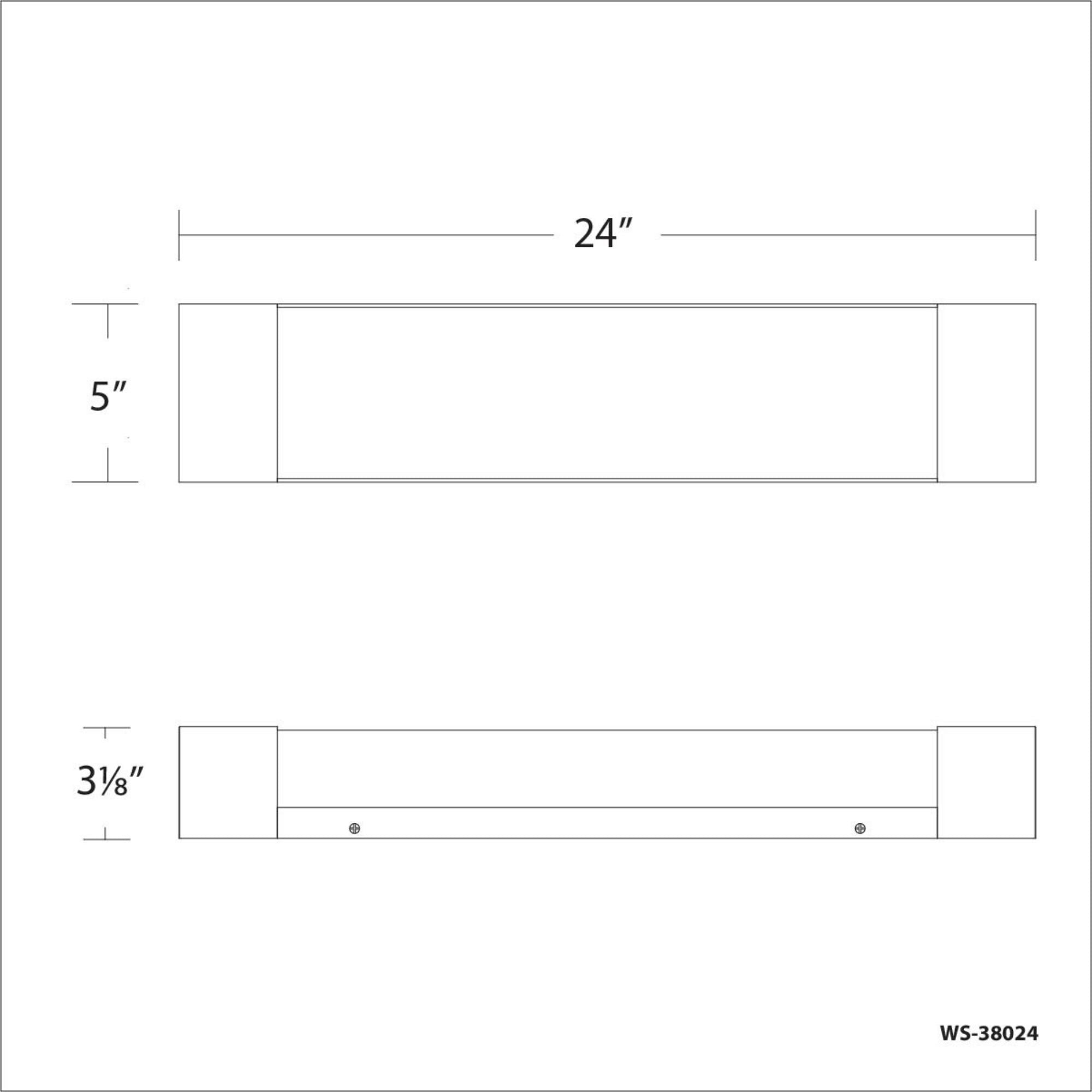Darcy 24 in. LED Bath Bar 1733 Lumens 3000K Nickel Finish - Bees Lighting