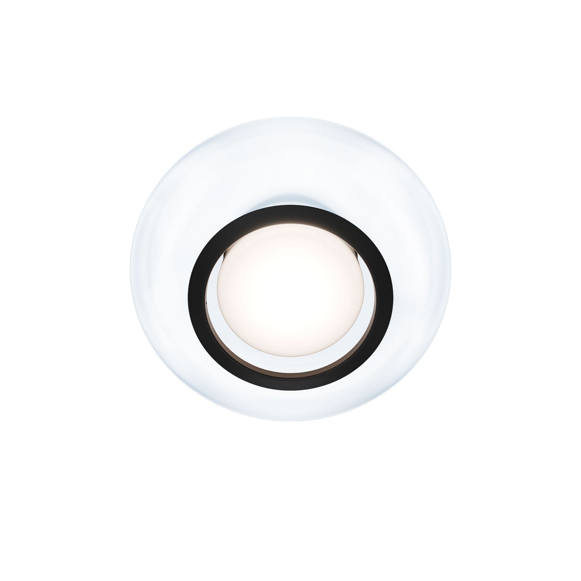 Doma 14" LED Flush Mount, 4CCT, Black Finish