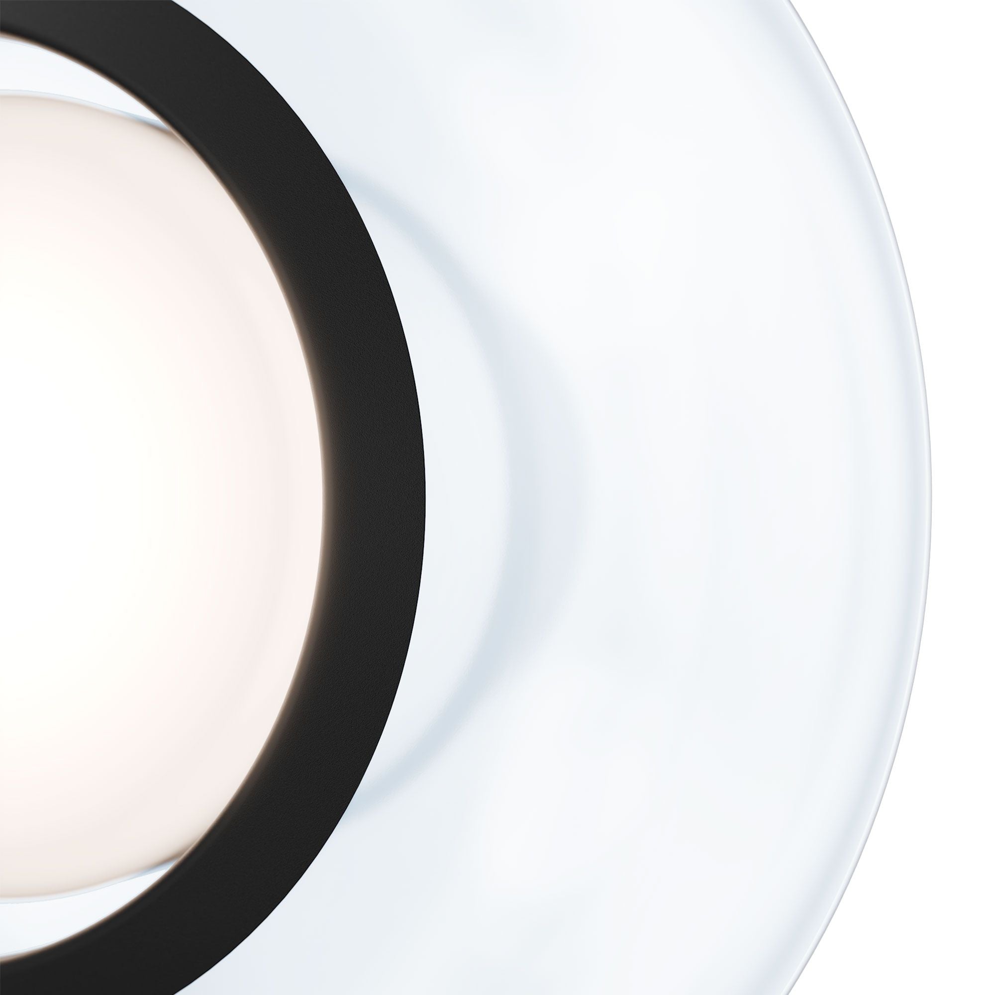 Doma 14" LED Flush Mount, 4CCT, Black Finish