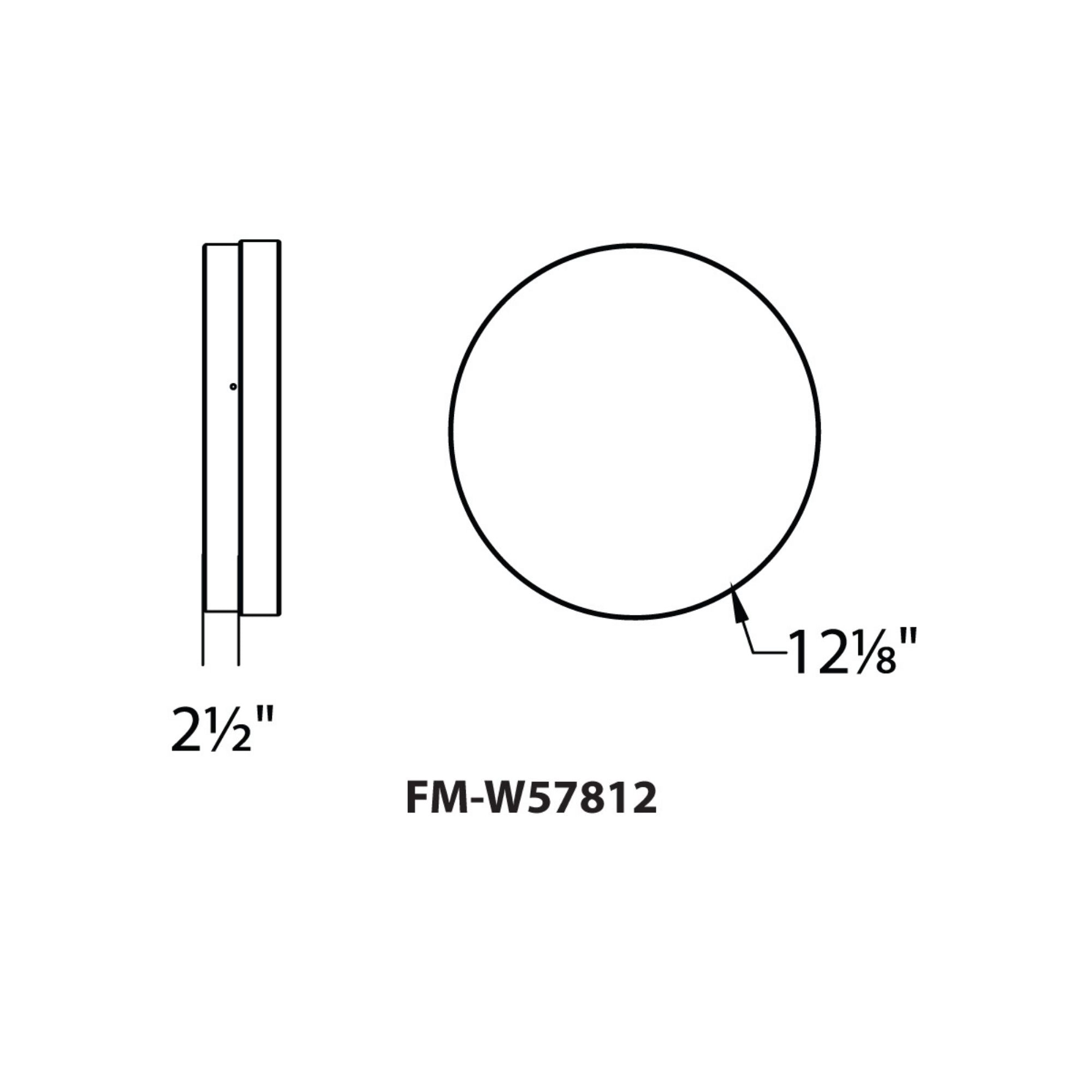 Dot 12" LED Flush Mount, 3CCT, Stainless Steel Finish - Bees Lighting