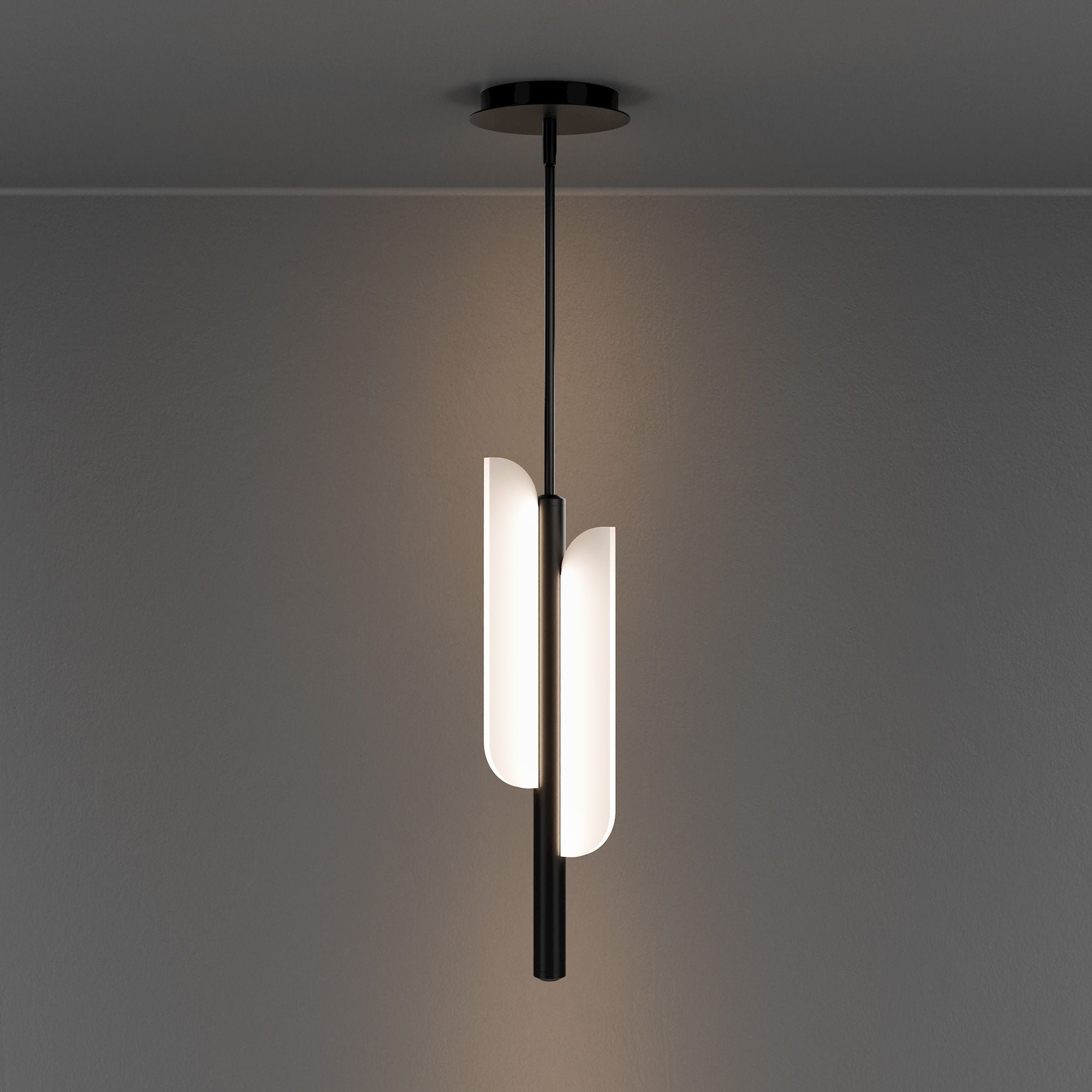 WAC Dripstone 19" LED Pendant, 4CCT, Black Finish