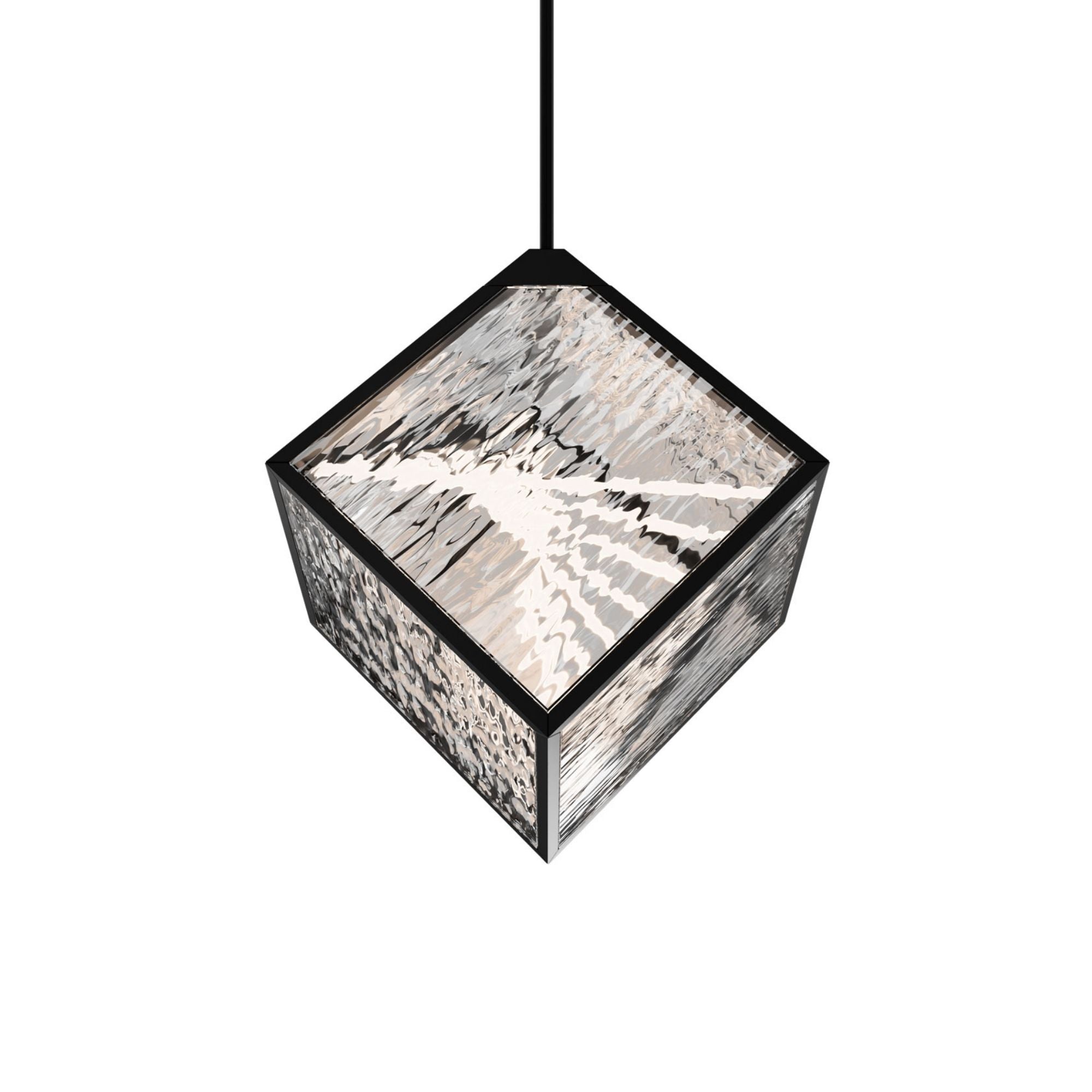 Dyce 17" LED Pendant, Black Finish