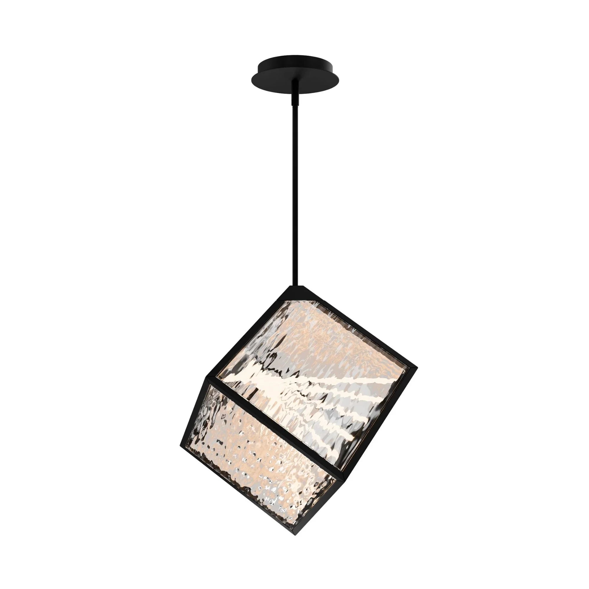 Dyce 17" LED Pendant, Black Finish