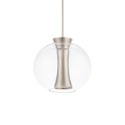 ECHO 10 in. LED Pendant Light Brushed Nickel Finish - Bees Lighting
